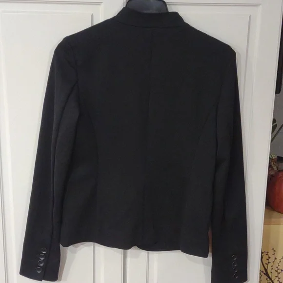 Ann Taylor Loft Small 2-button Blazer black VGC - Picture 10 of 13